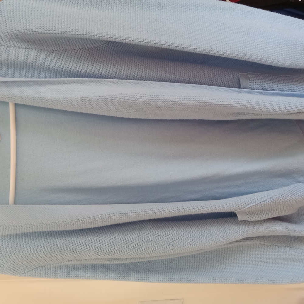 Light Blue Knit Cardigan Medium